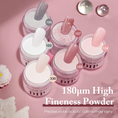 Romantic Pink - 6Pcs Dipping Powder Set