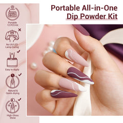 Modesty - 12Pcs Dip Powder Nail Kit Starter Kit